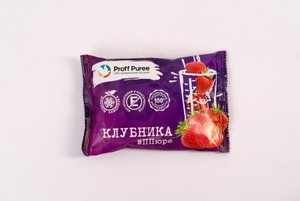 Пюре замороженное Клубника Proff Puree в саше 250 г